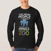 Zoo Animal Zookeeper T-shirt (Voorkant)