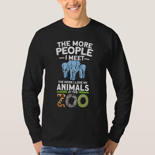Zoo Animal  Zookeeper T-shirt (Voorkant)