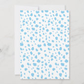 Zoo Animals Boy Baby shower Hartelijk dank Bedankkaart (Achterkant)