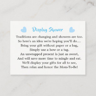 Zoo Animals Cute Baby shower Display Shower Informatiekaartje