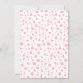 Zoo Animals Girl Baby shower Hartelijk dank Bedankkaart (Achterkant)