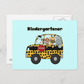 Zoo Animals Kindergartner Briefkaart (Voorkant / Achterkant)