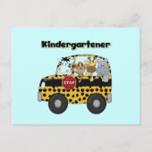 Zoo Animals Kindergartner Briefkaart (Voorkant)