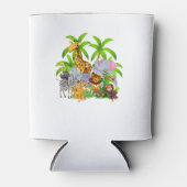 Zoo Animals Safari Wildlife Birthday Party A Day A Blikjeskoeler (Voorkant)