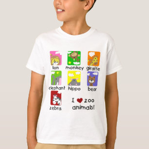Zoo Animals Tshirts en Gifts