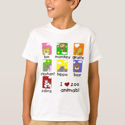 Zoo Animals Tshirts en Gifts (Voorkant)