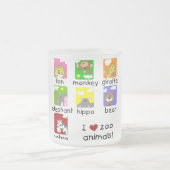 Zoo Animals Tshirts en Gifts Matglas Koffiemok (Center)