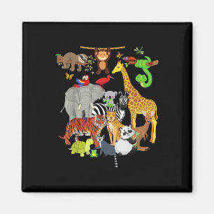 Zoo Animals Wildlife Birthday Party Zoo Day 26 Ani Magneet