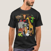 Zoo Animals Wildlife Birthday Party Zoo Day 26 Ani T-shirt (Voorkant)