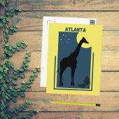 Zoo Atlanta Georgia  Giraffe Briefkaart
