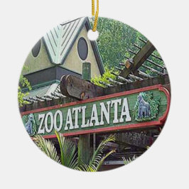 Zoo Atlanta, Zoo Atlanta Ornament, Zoo Atlanta Keramisch Ornament