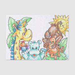 Zoo Babies Tissue Paper Tissuepapier