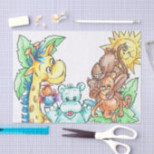 Zoo Babies Tissue Paper Tissuepapier (Craft)