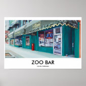 Zoo Bar-poster Poster (Voorkant)