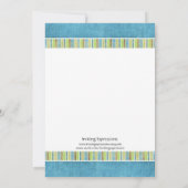 Zoo Birthday Party Invitations Kaart (Achterkant)