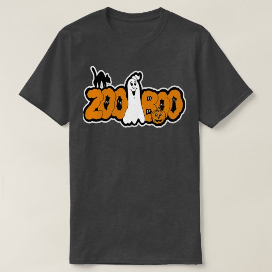 Zoo Boo Halloween Day Party T-shirt (Design voorkant)