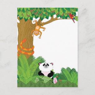 Zoo Border Briefkaart