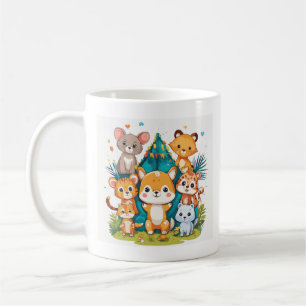 "Zoo Brew: speelse Kinder dierlijke Mokken set"