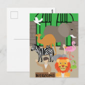 Zoo Briefkaart (Voorkant / Achterkant)