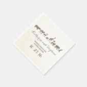 Zoo bruiloft of safari wildlife papieren servetten (Hoek)