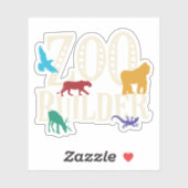 Zoo Builder Ark bordspel Sticker (Vel)
