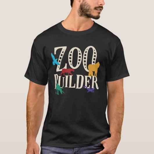 Zoo Builder Ark bordspel T-shirt (Voorkant)