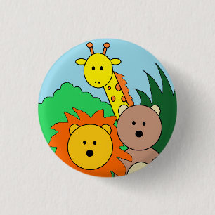 "Zoo"-Button Ronde Button 3,2 Cm