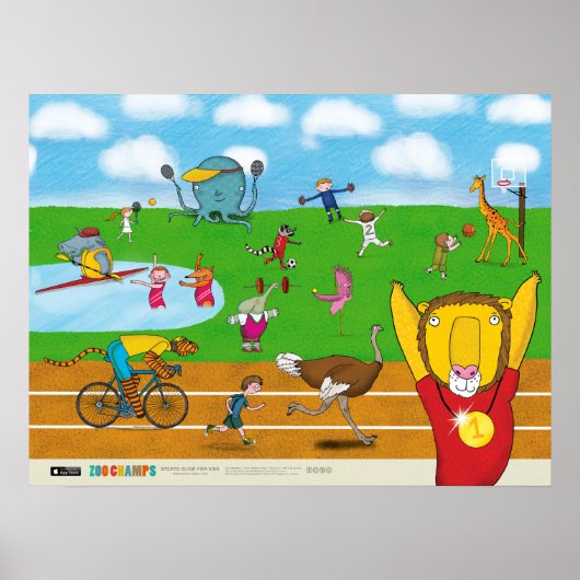 Zoo Champs Poster (Voorkant)