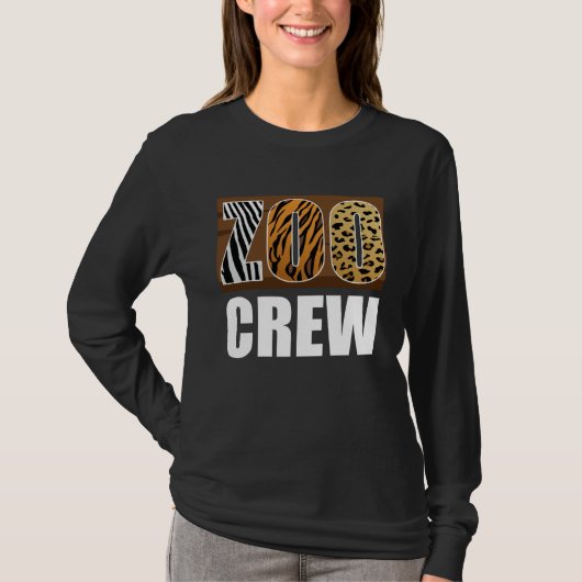 Zoo Crew Animal Zookeeper T-shirt (Voorkant)