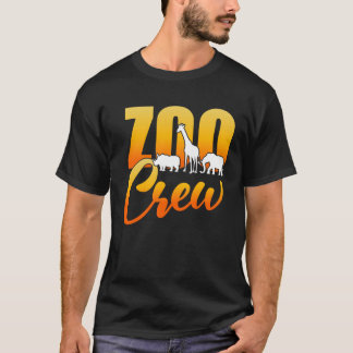 Zoo Crew Dierenpark Zoölogische Tuin Menagerie T-shirt