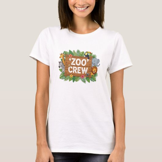 Zoo Crew Matching Family Matching, Mama Brother T-shirt (Voorkant)