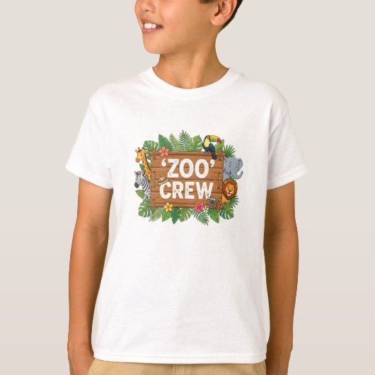 Zoo Crew Matching Family Matching, Mama Brother T-shirt (Voorkant)