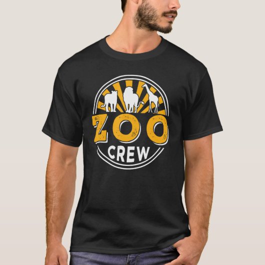 Zoo Crew Zookeeping houden baan Zookeeper Zoo Kee T-shirt (Voorkant)