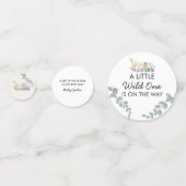 Zoo Dieren Baby shower Elephant Lion Rhino Confetti (Voorkanten)