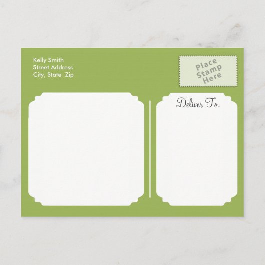 Zoo Dieren op kleurrijke Argyle Uitnodiging Briefkaart (Achterkant)