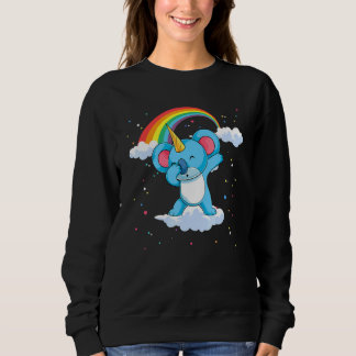 Zoo Dierenvriend Rainbow Koalacorn Unicorn Dabbing Trui