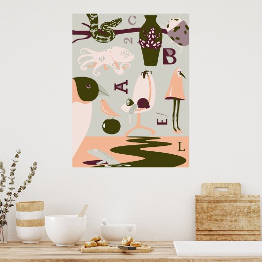 Zoo dream poster (Keuken)