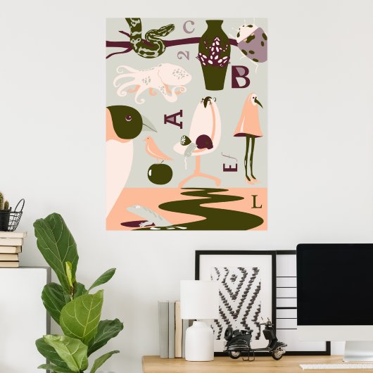 Zoo dream poster (Thuiskantoor)