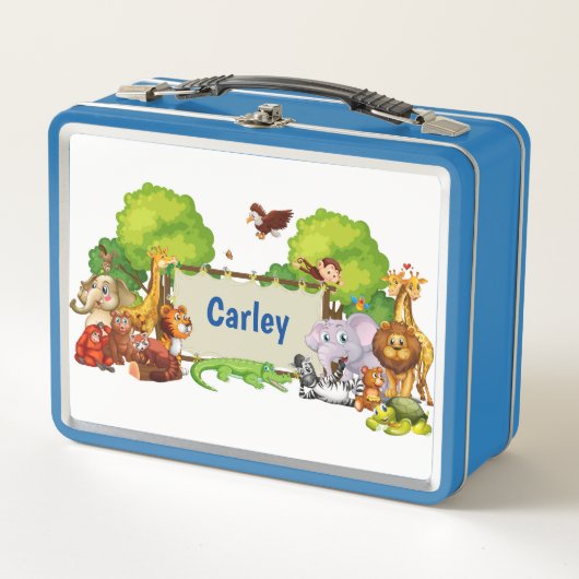 Zoo Friends Metal Lunch Box (Voorkant)