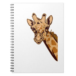 Zoo Giraffe Animal - African Savanna Zookeeper Saf Notitieboek