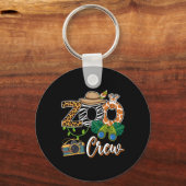 Zoo Giraffe Crew Safari Animal Zoo Keeper Kinder F Sleutelhanger (Voorkant)