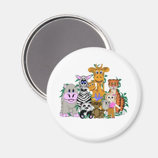 ZOO Girl Magneet (Voorkant / Achterkant)