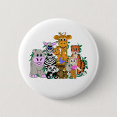 ZOO Girl Ronde Button 5,7 Cm (Voorkant)