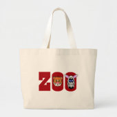 ZOO GROTE TOTE BAG (Voorkant)