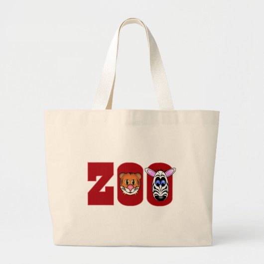ZOO GROTE TOTE BAG (Voorkant)