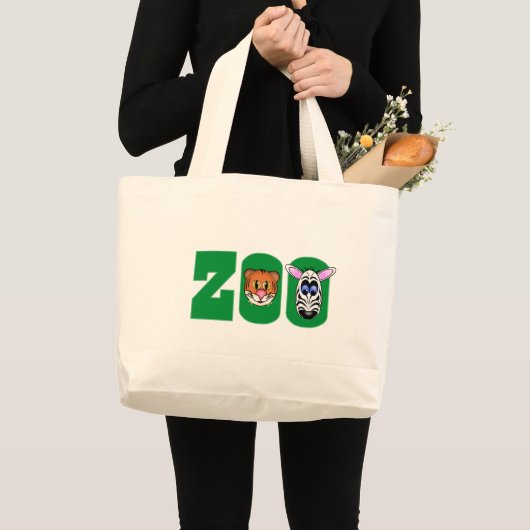ZOO GROTE TOTE BAG (Voorkant (product))
