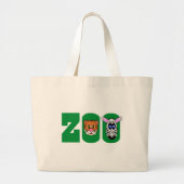 ZOO GROTE TOTE BAG (Voorkant)
