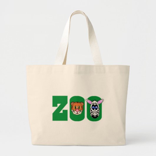 ZOO GROTE TOTE BAG (Voorkant)