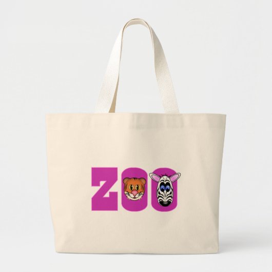 ZOO GROTE TOTE BAG (Voorkant)