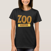 Zoo Keeper African Animals Giraffe Safari Zookeepe T-shirt (Voorkant)